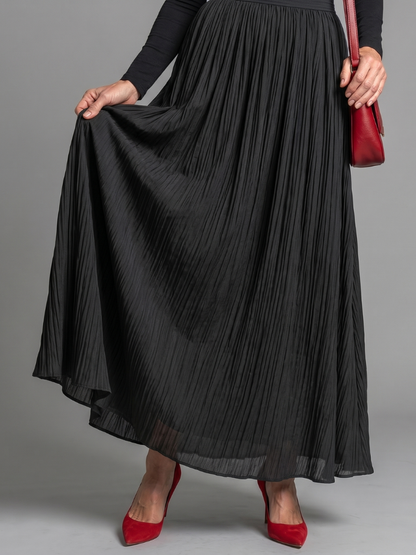 Abigail | Roll-Neck Pleated Skirt Dress