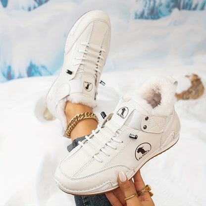 Heather | Fleece-Lined Slip-On Ankle Boots