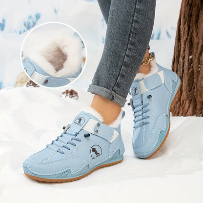 Heather | Fleece-Lined Slip-On Ankle Boots