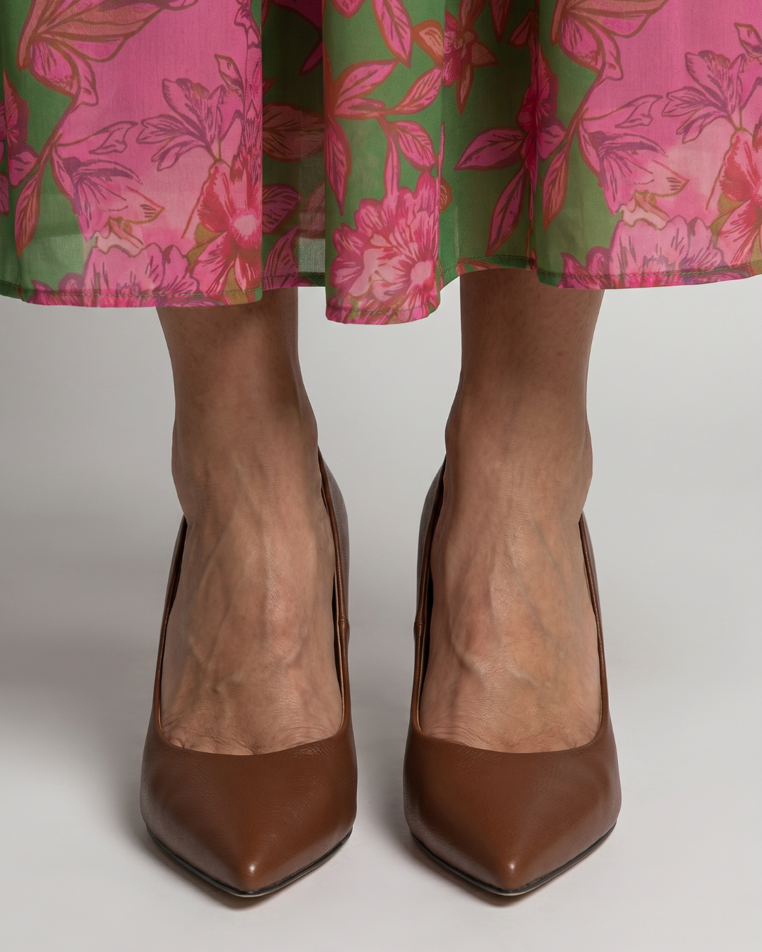 Josephine | Cognac Brown Court Shoes