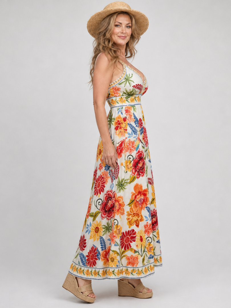 Frances | Floral Maxi Dress
