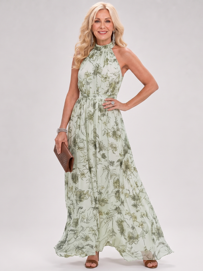 Yvonne | Cream Ditsy Floral Midi Dress