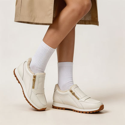 Jennifer | Double-Zip Fleece-Lined Trainers