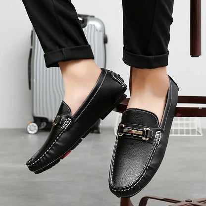 Ian | Classic Leather Loafers