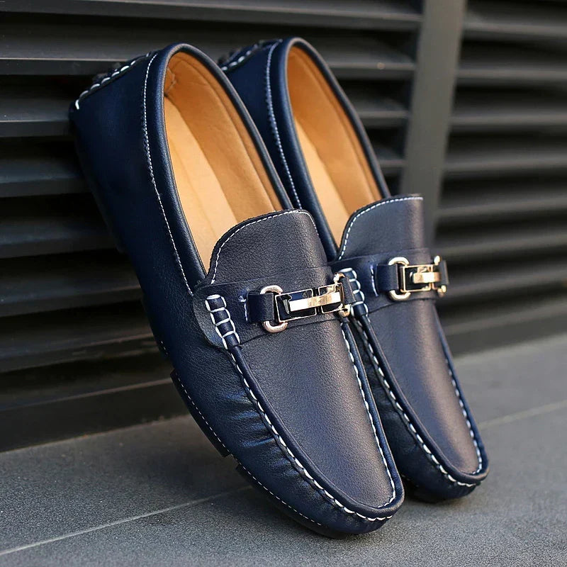 Ian | Classic Leather Loafers