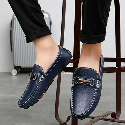 Ian | Classic Leather Loafers