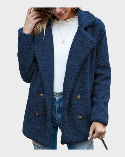 Ada | Cream Teddy Coat
