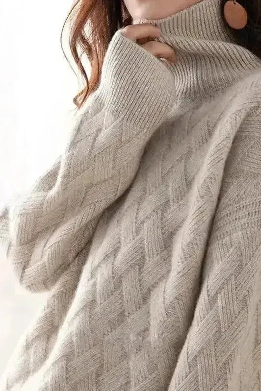 Anwen | Ivory Cable-Knit Jumper