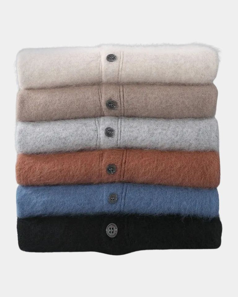 Adam | Rust Button Knit Polo
