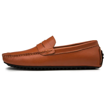 Hugh | Relaxed Leather Summer Loafers