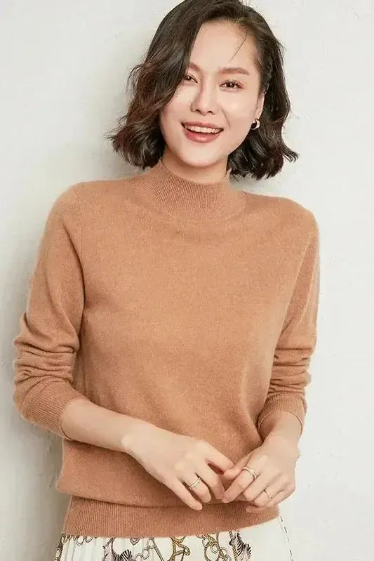 Agnes | Soft Sage Crew-Neck Jumper