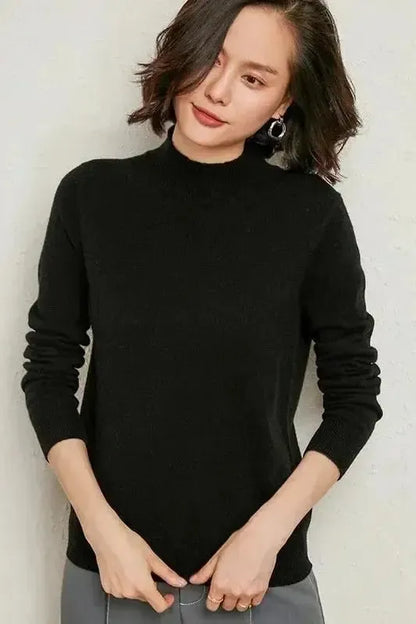 Agnes | Soft Sage Crew-Neck Jumper