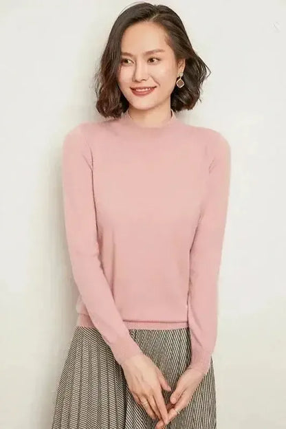 Agnes | Soft Sage Crew-Neck Jumper