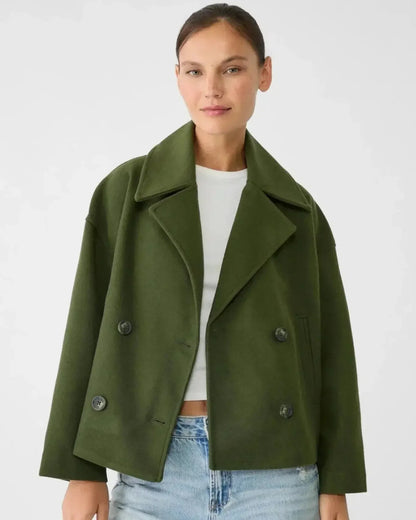 Roberta | Cropped Double-Breasted Jacket