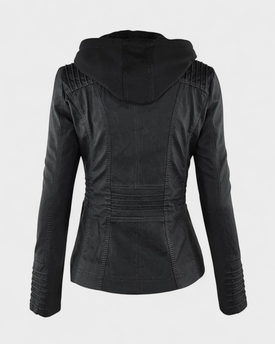 Roberta | Brown Hooded Jacket