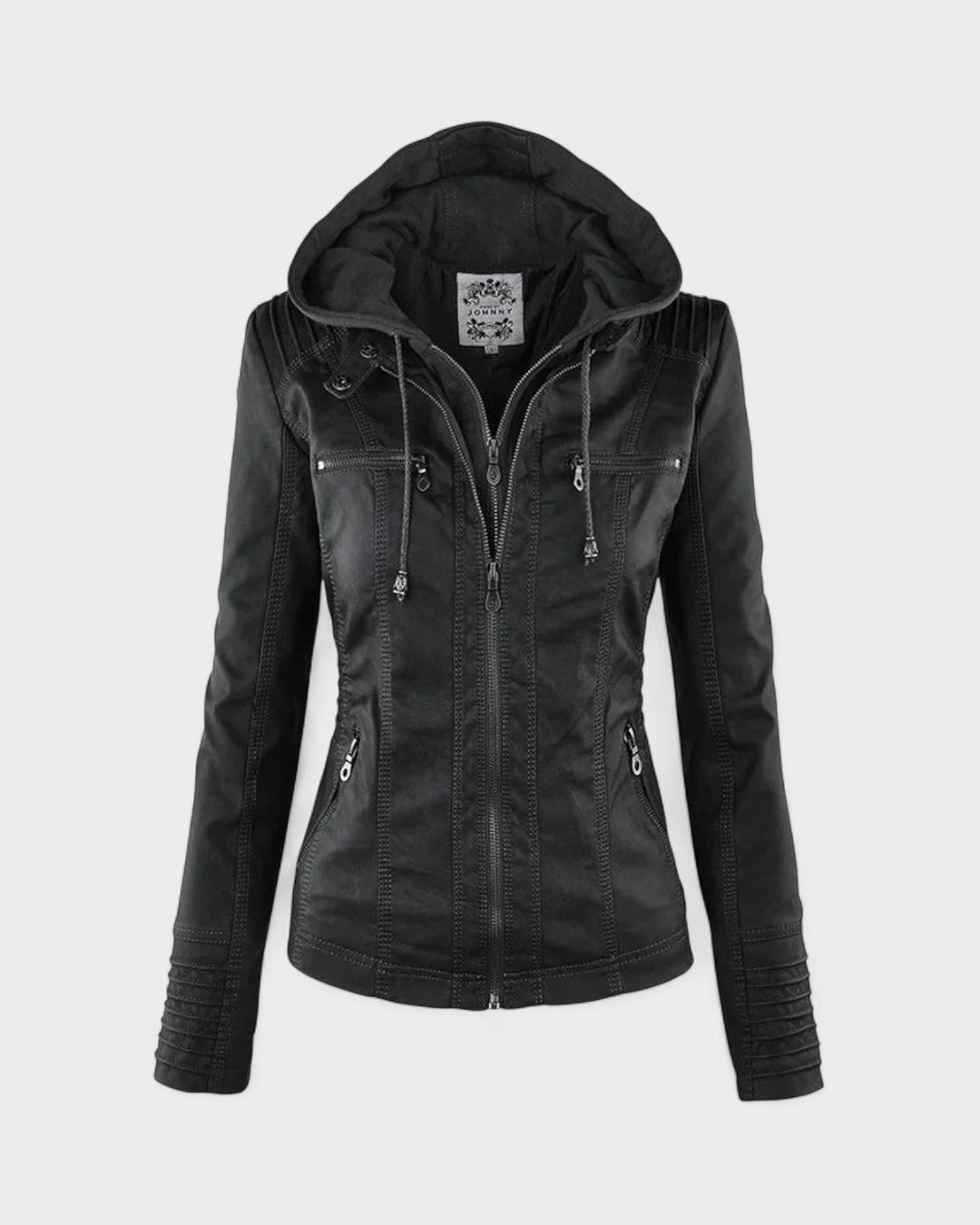 Roberta | Brown Hooded Jacket