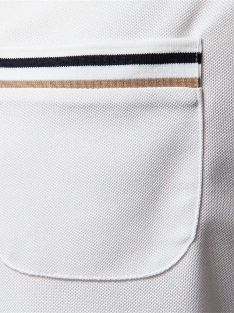 Allan | White Pocket Polo Shirt