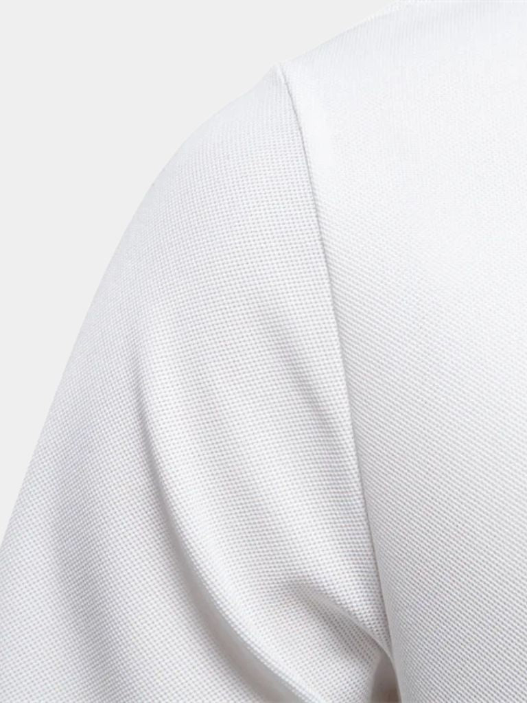 Allan | White Pocket Polo Shirt