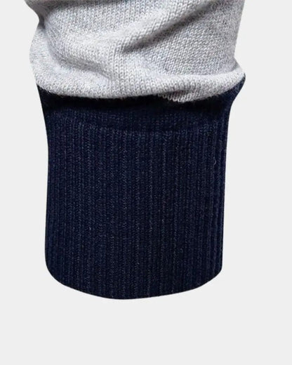 Allan | Striped Long-Sleeve Polo Knit