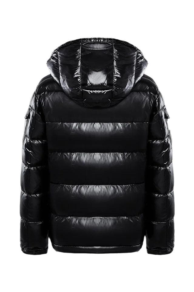 Alma | Black Hooded Puffer Jacket