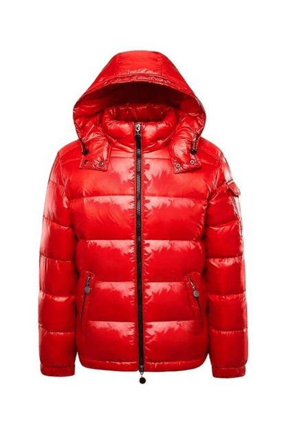 Alma | Black Hooded Puffer Jacket