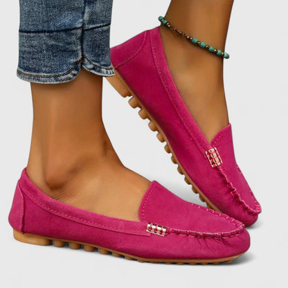 Alma | Turquoise Stitched Moccasins