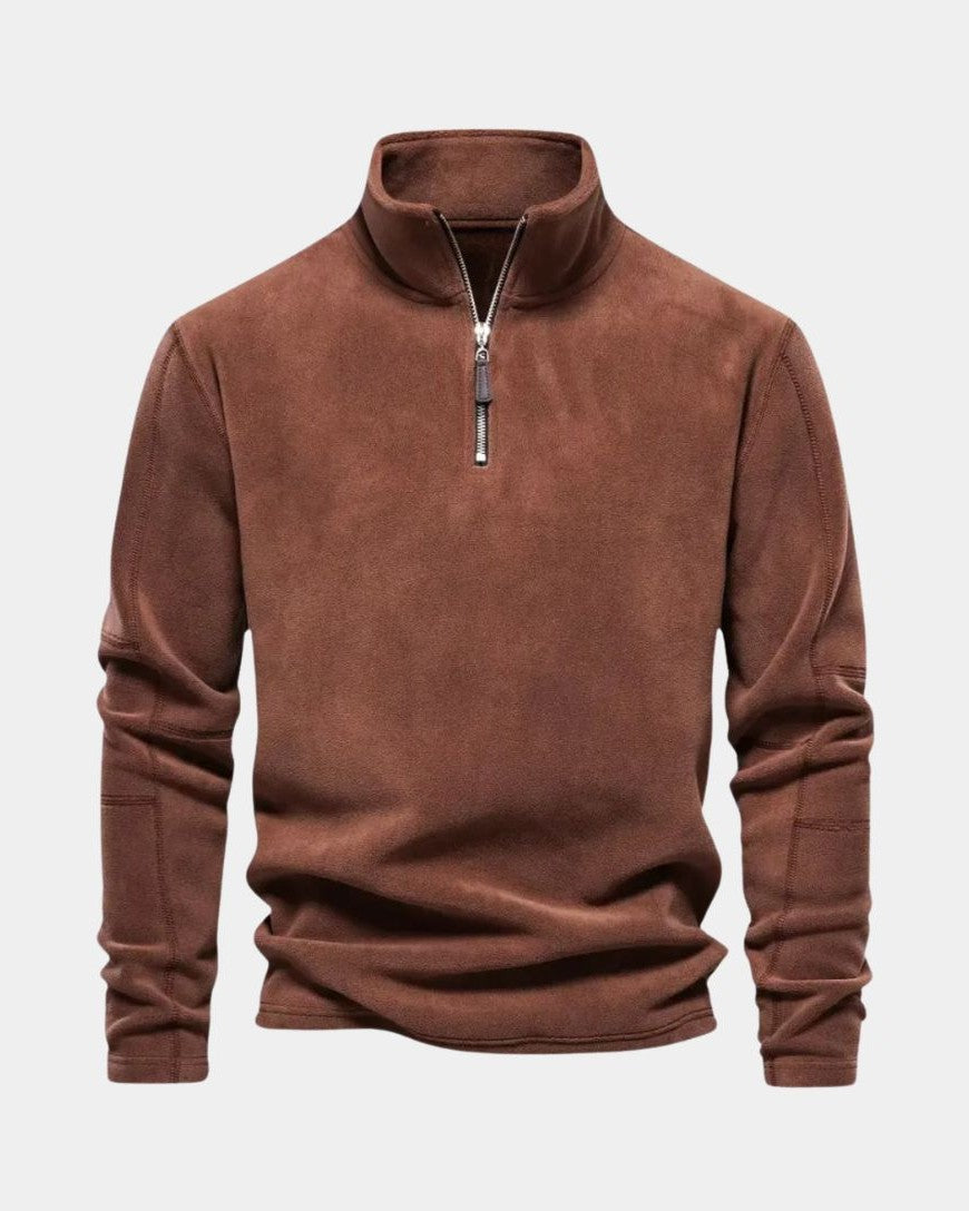 Albert | Beige Half-Zip Jumper