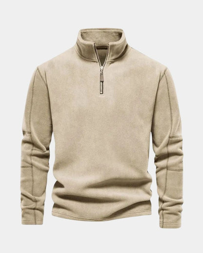 Albert | Beige Half-Zip Jumper