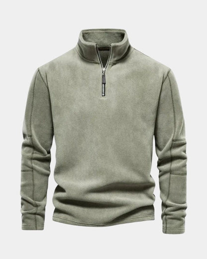 Albert | Beige Half-Zip Jumper