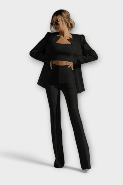 Amelia | Three-Piece Tailored Trouser Set