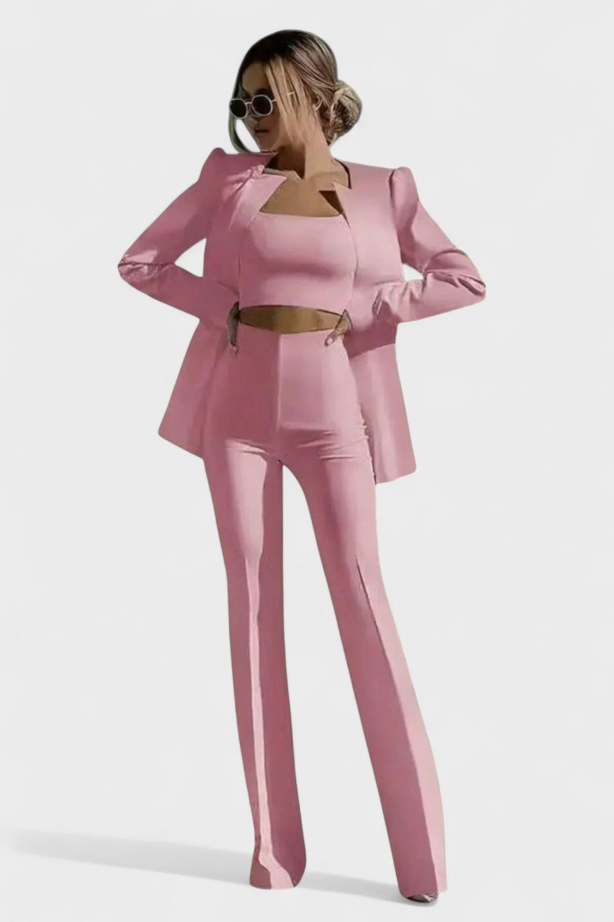 Amelia | Three-Piece Tailored Trouser Set