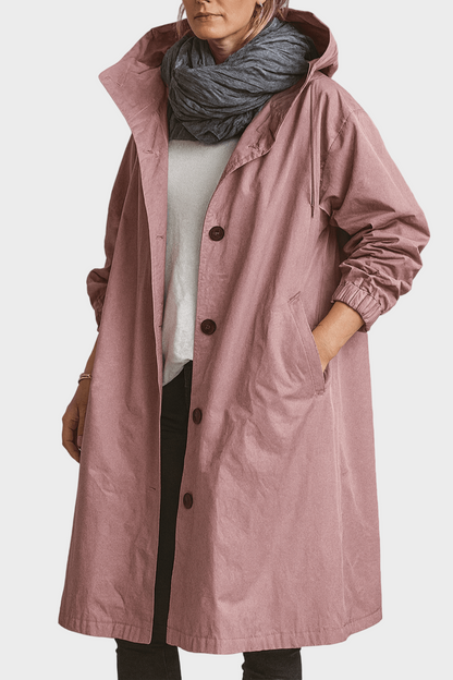 Aimee | Dusty Pink Classic Trench Coat