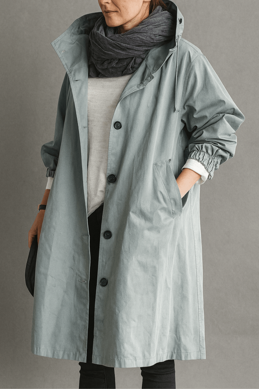 Aimee | Dusty Pink Classic Trench Coat