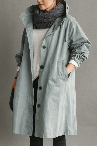 Aimee | Dusty Pink Classic Trench Coat