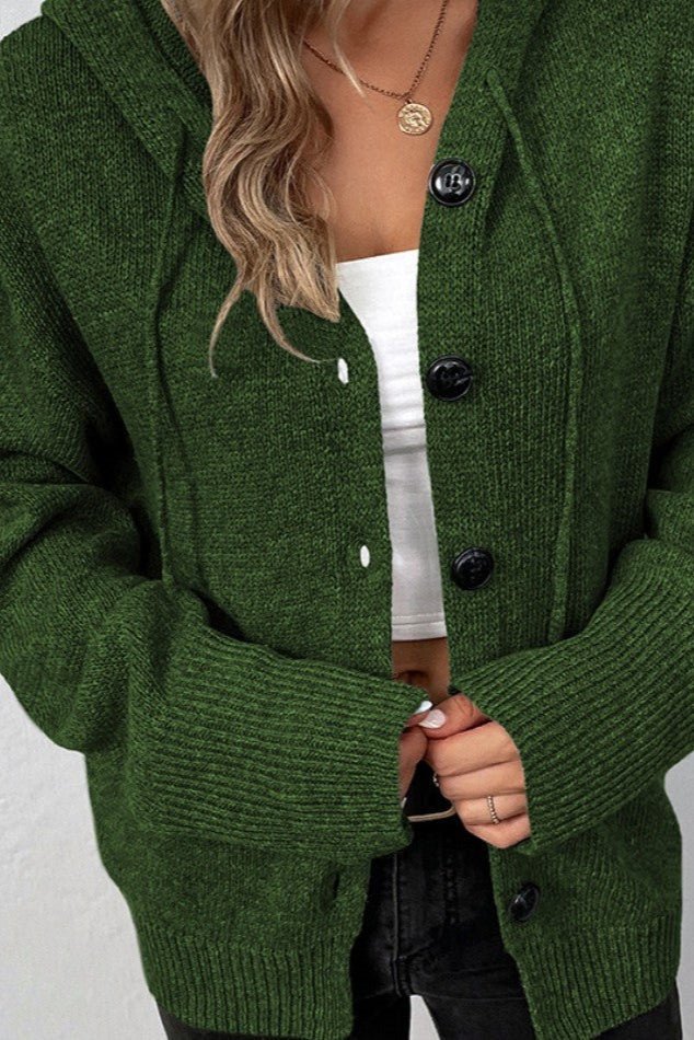 Amelia | Grey Chunky Cropped Cardigan