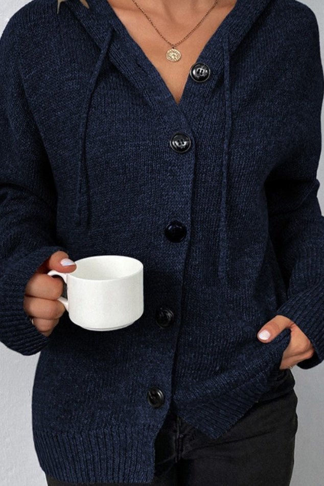 Amelia | Grey Chunky Cropped Cardigan