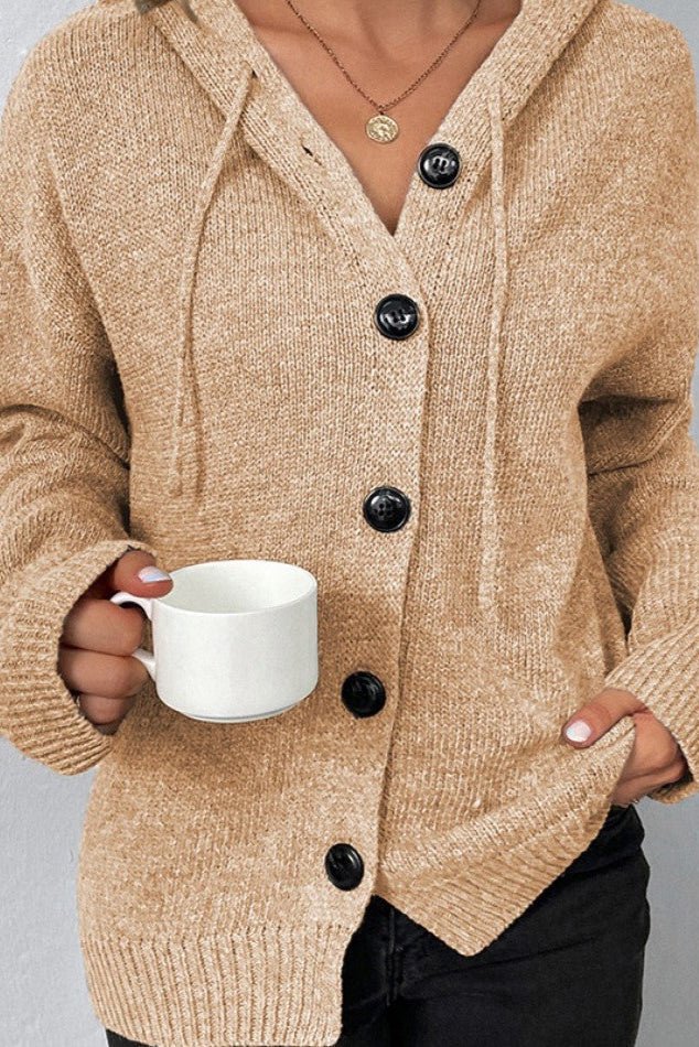 Amelia | Grey Chunky Cropped Cardigan
