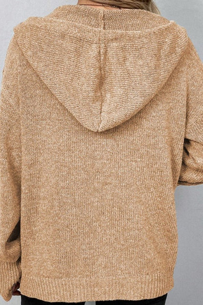 Amelia | Grey Chunky Cropped Cardigan