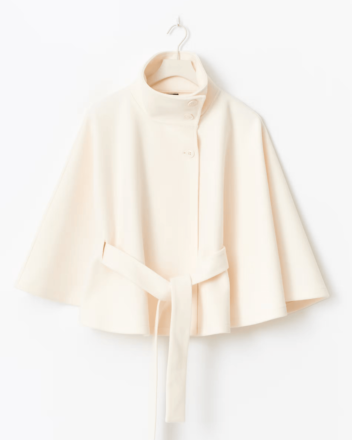 Amelia | Camel Belted Cape Coat