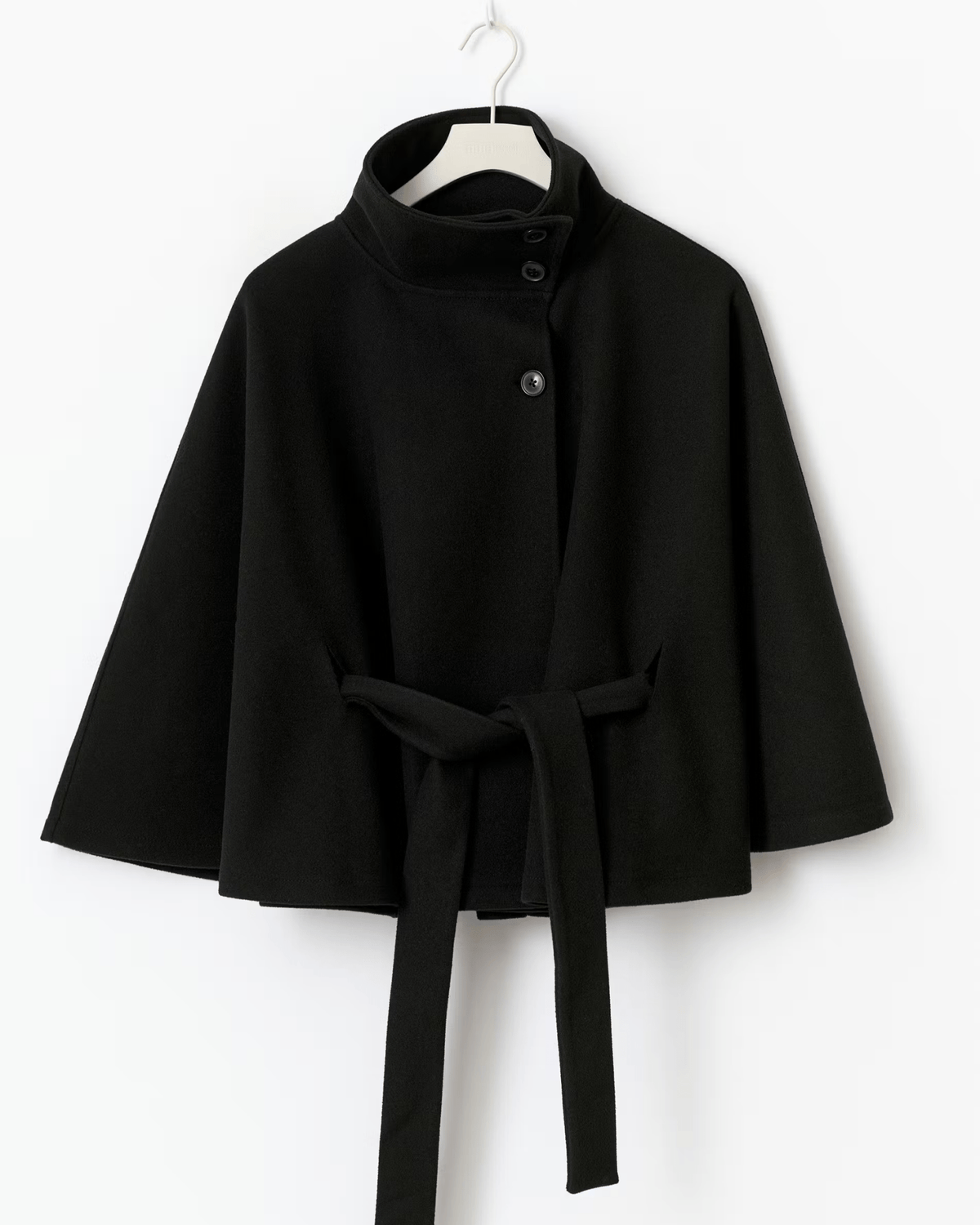 Amelia | Camel Belted Cape Coat