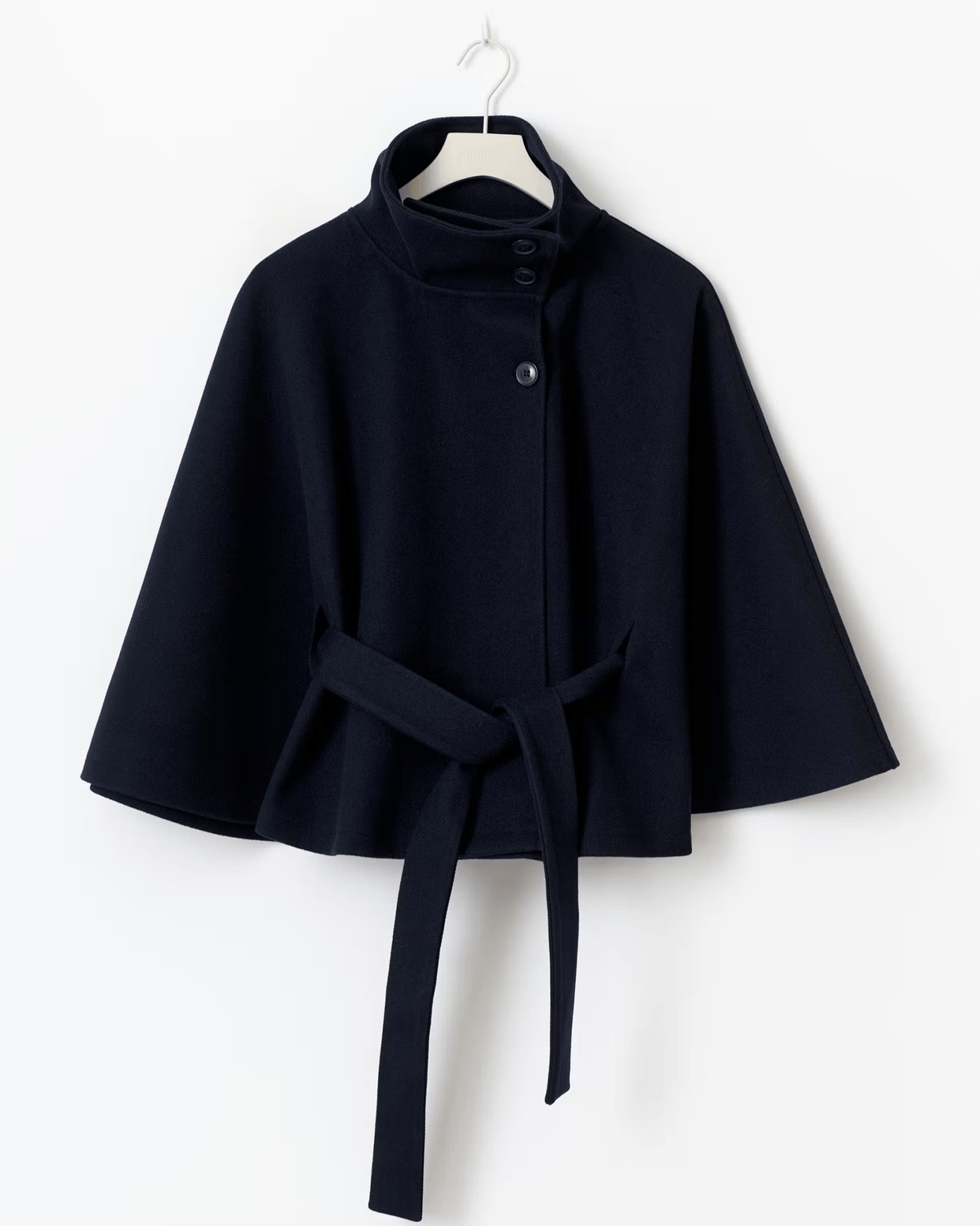 Amelia | Camel Belted Cape Coat