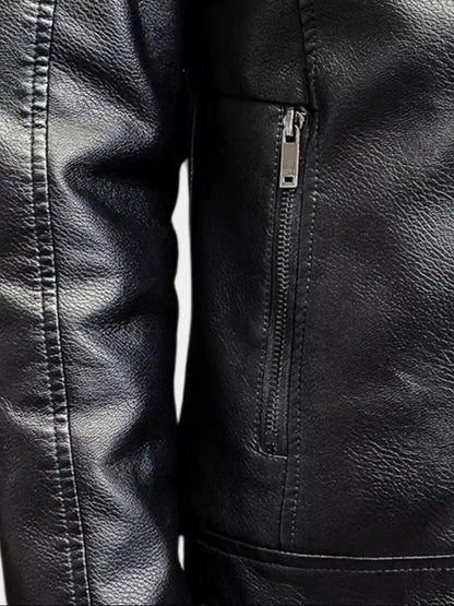 Arthur | Black Sherpa-Collar Jacket