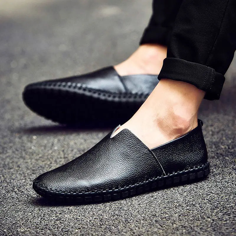 Adrian | Breathable Leather Loafers