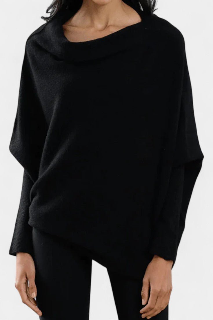 Andrea | Olive Off-Shoulder Jumper