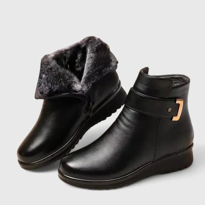 Annette | Faux-Fur Lined Ankle Boots