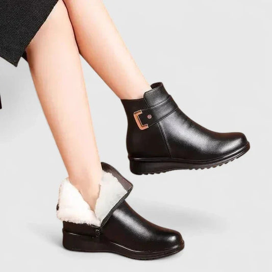 Annette | Faux-Fur Lined Ankle Boots
