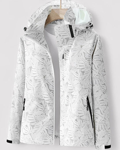 Annette | Floral Waterproof Hooded Jacket