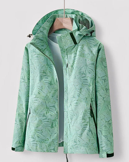 Annette | Floral Waterproof Hooded Jacket