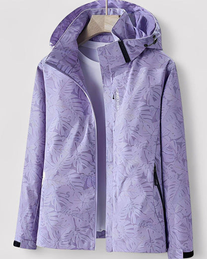 Annette | Floral Waterproof Hooded Jacket