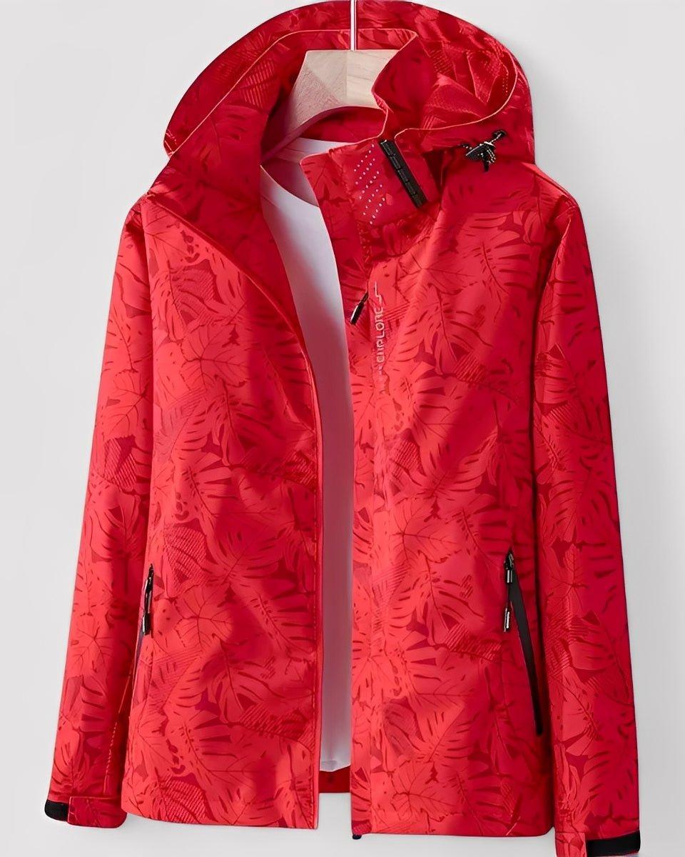 Annette | Floral Waterproof Hooded Jacket
